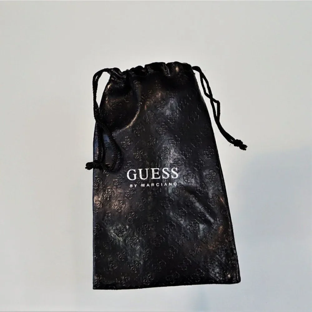 Eyeglass Case Vintage Soft Slip Drawstring Guess By Marciano